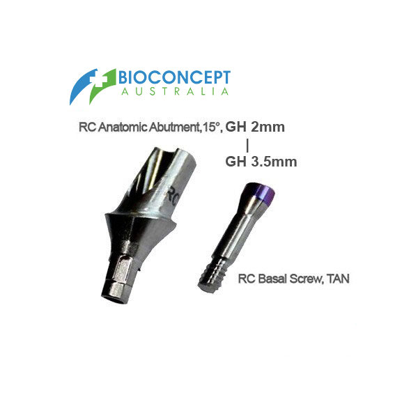 Anatomic Abutment 15 Gingiva Height 2mm 3 5mm Bioconcept Australia
